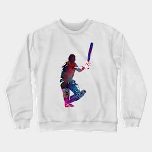 Cricket sport art #cricket Crewneck Sweatshirt